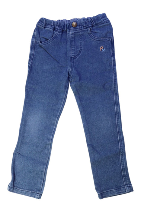 A Blue Jeans from BEAMS in size 2T for neutral. (Front View)