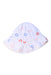 A White Sun Hats from Seed in size 6-12M for girl. (Back View)