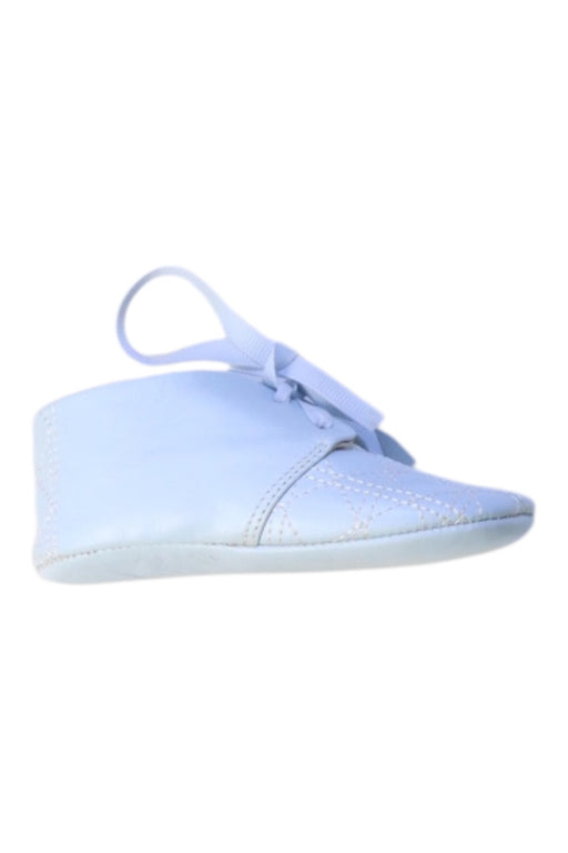 A Blue Booties from Dior in size 12-18M for boy. (Front View)