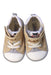 A Beige Sneakers from Miki House in size 18-24M for girl. (Back View)