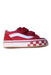 A Red Sneakers from Vans in size 12-18M for boy. (Front View)