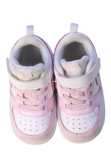 A Pink Sneakers from Nike in size 18-24M for girl. (Back View)