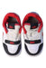 A Red Sneakers from Air Jordan in size 3T for boy. (Back View)