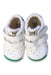 A White Sneakers from Miki House in size 18-24M for boy. (Back View)