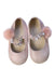 A Pink Flats from Babywalker in size 12-18M for girl. (Back View)