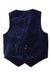 A Navy Dress Up Vests from Janie & Jack in size 8Y for boy. (Back View)