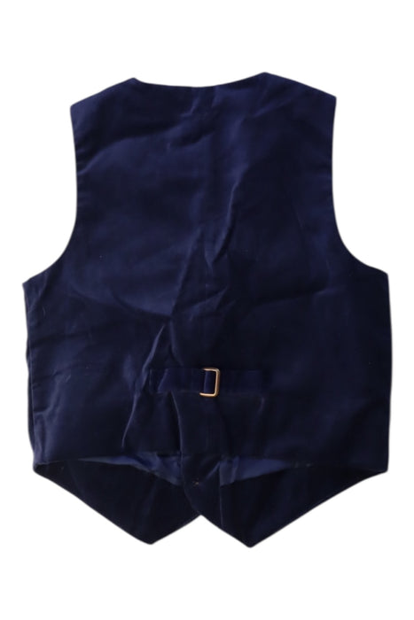 A Navy Dress Up Vests from Janie & Jack in size 8Y for boy. (Back View)