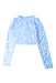 A Blue Rash Guards from Feather 4 Arrow in size 10Y for girl. (Front View)