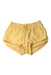 A Yellow Shorts from O'Neill in size 12Y for girl. (Front View)