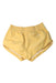 A Yellow Shorts from O'Neill in size 12Y for girl. (Back View)