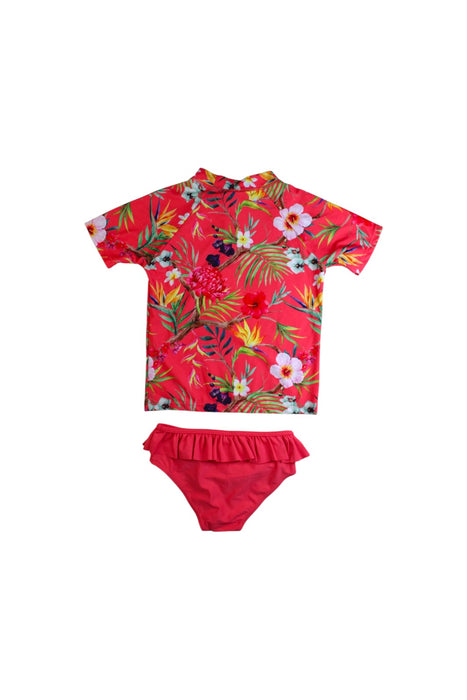 A Multicolour Swim Sets from Minoti in size 6T for girl. (Back View)