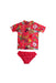 A Multicolour Swim Sets from Minoti in size 6T for girl. (Back View)