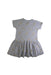 A Grey Short Sleeve Dresses from Seed in size 12-18M for girl. (Back View)