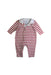 A Red Long Sleeve Rompers from Ralph Lauren in size 3-6M for girl. (Front View)