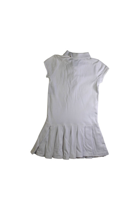 A White Short Sleeve Dresses from Ralph Lauren in size 3T for girl. (Back View)