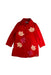 A Red Coats from I Pinco Pallino in size 4T for girl. (Front View)
