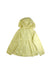 A Yellow Rain Jackets from Miki House in size 4T for girl. (Back View)