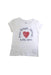 A White Short Sleeve T Shirts from Polo Ralph Lauren in size 6T for girl. (Front View)