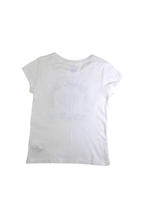A White Short Sleeve T Shirts from Polo Ralph Lauren in size 6T for girl. (Back View)