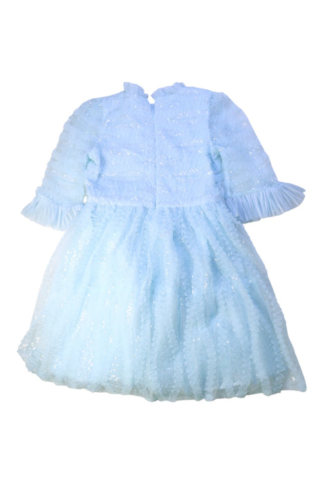 A Blue Long Sleeve Dresses from Tutu Du Monde in size 10Y for girl. (Back View)