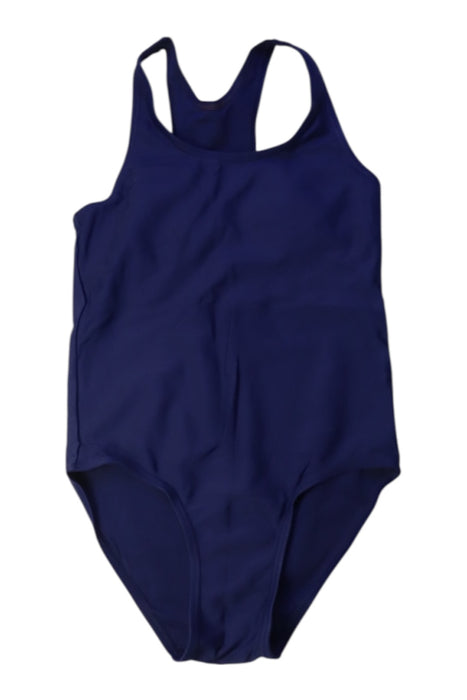 A Navy Swimsuits from Dolphin in size 14Y for girl. (Front View)