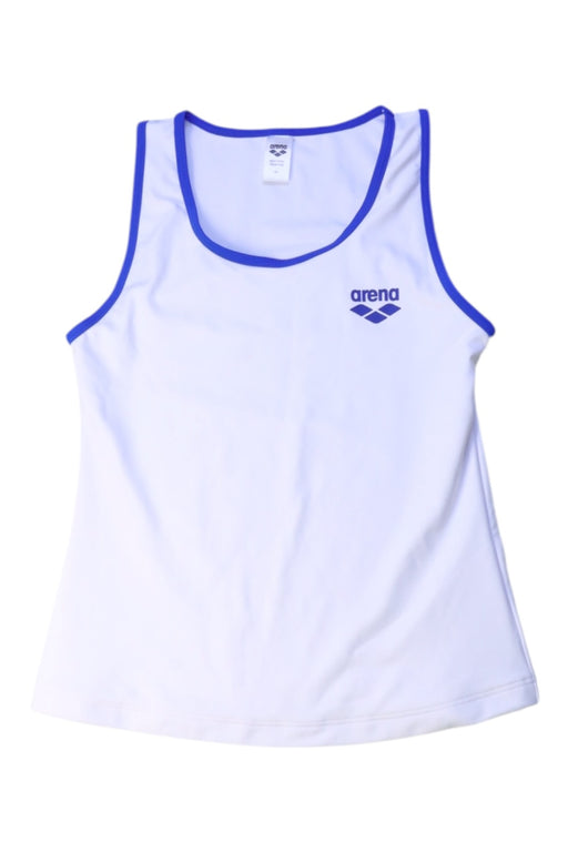 A White Active Tops from Arena in size 14Y for girl. (Front View)