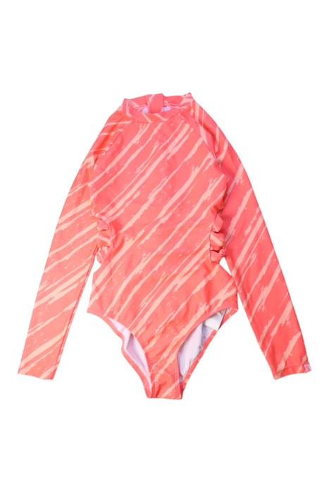 A Pink Rash Guards from Seafolly in size 10Y for girl. (Front View)