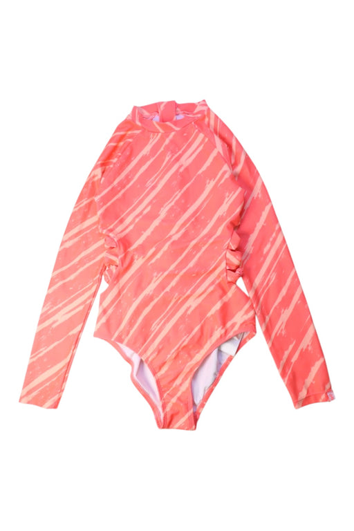 A Pink Rash Guards from Seafolly in size 10Y for girl. (Front View)