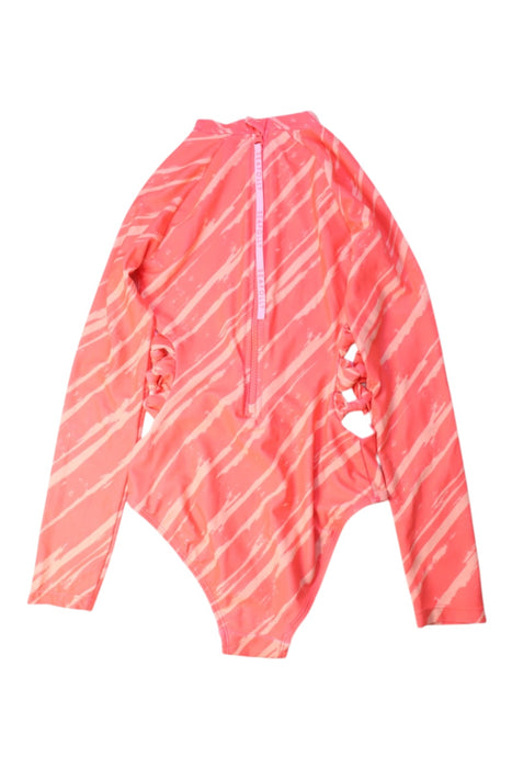 A Pink Rash Guards from Seafolly in size 10Y for girl. (Back View)