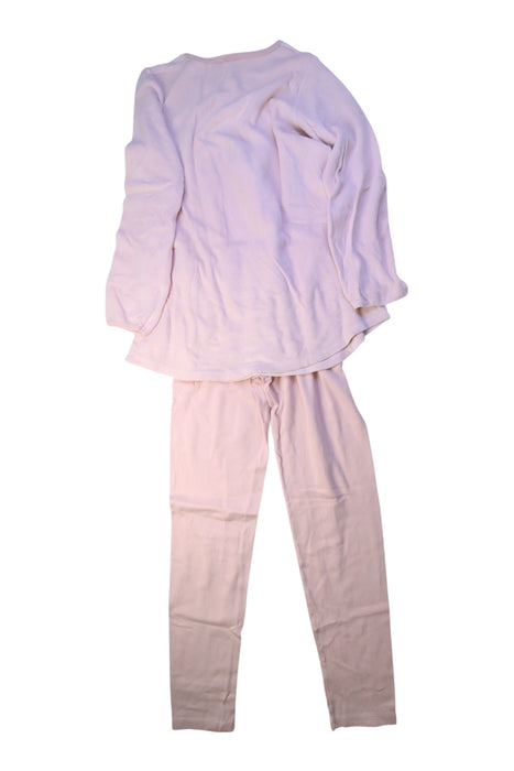 A Pink Pyjama Sets from Petit Bateau in size 12Y for girl. (Back View)