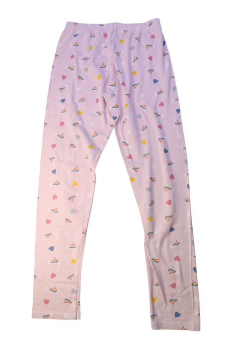A Pink Leggings from Petit Bateau in size 12Y for girl. (Back View)