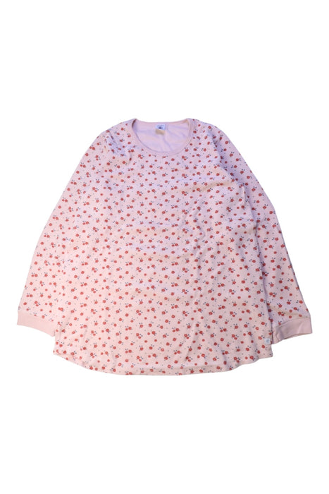 A Pink Nightgowns from Petit Bateau in size 12Y for girl. (Front View)