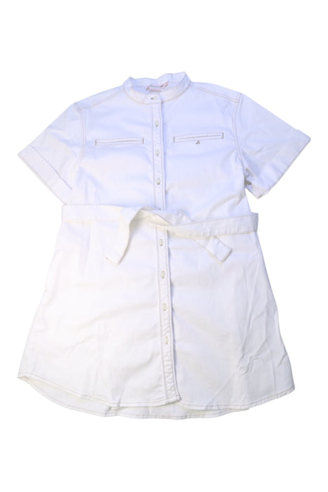 A White Short Sleeve Dresses from Bonpoint in size 14Y for girl. (Front View)