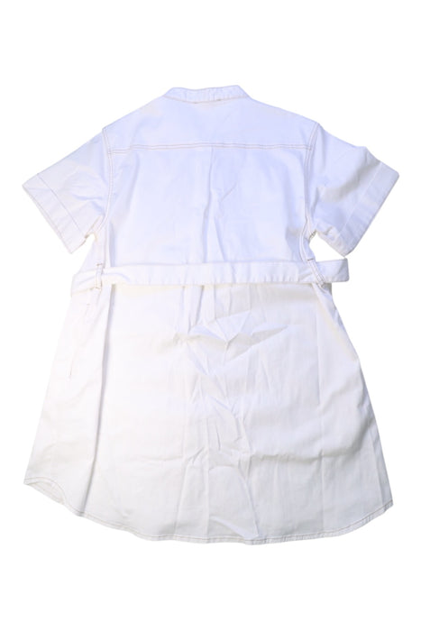 A White Short Sleeve Dresses from Bonpoint in size 14Y for girl. (Back View)