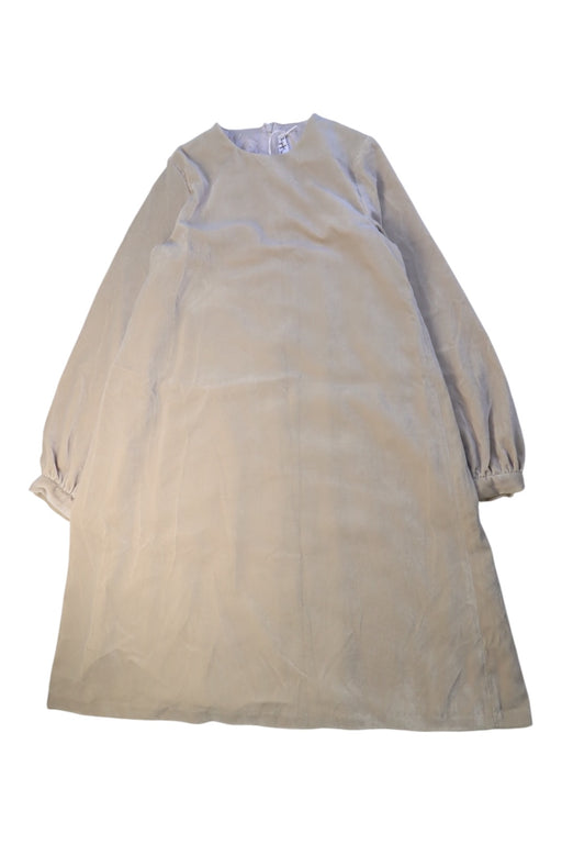 A Ivory Long Sleeve Dresses from Il Gufo in size 12Y for girl. (Front View)