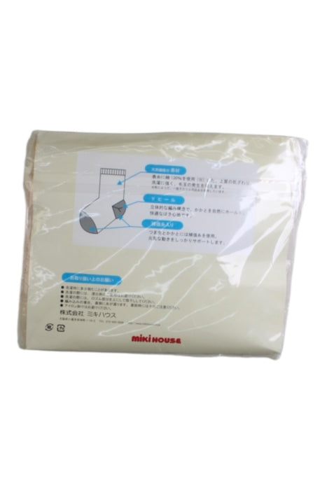 A Multicolour Socks from Miki House in size 5T for girl. (Back View)