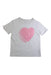 A White Short Sleeve T Shirts from Stella McCartney in size 5T for girl. (Front View)