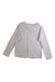 A Beige Long Sleeve Tops from Chloe in size 5T for girl. (Back View)