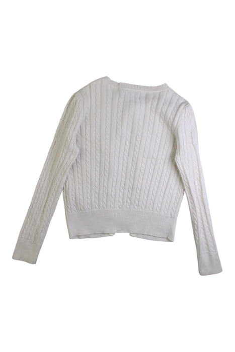 A White Cardigans from Polo Ralph Lauren in size 6T for girl. (Back View)