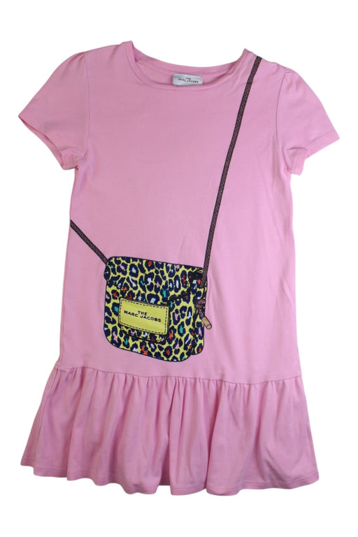A Pink Short Sleeve Dresses from The Marc Jacobs in size 8Y for girl. (Front View)