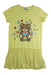 A Yellow Short Sleeve Dresses from Moschino in size 8Y for girl. (Front View)