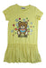 A Yellow Short Sleeve Dresses from Moschino in size 8Y for girl. (Front View)