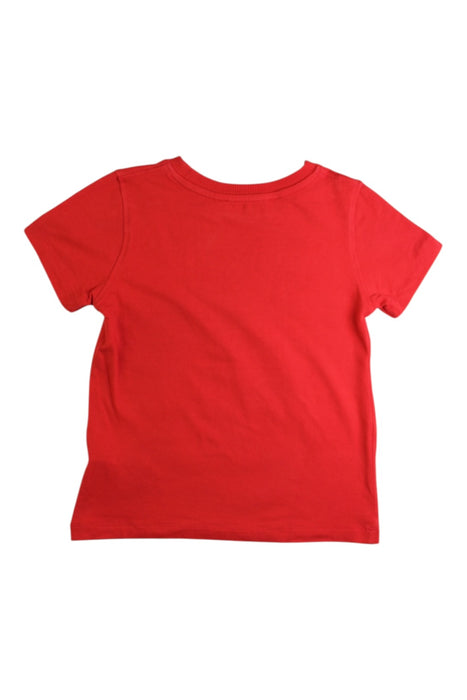 A Red Short Sleeve T Shirts from Moschino in size 4T for neutral. (Back View)