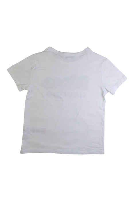 A White Short Sleeve T Shirts from The Marc Jacobs in size 6T for girl. (Back View)