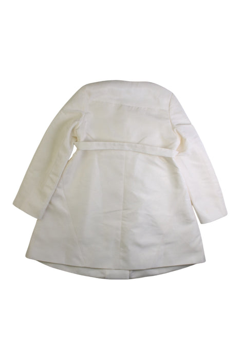 A White Long Sleeve Dresses from I Pinco Pallino in size 4T for girl. (Back View)