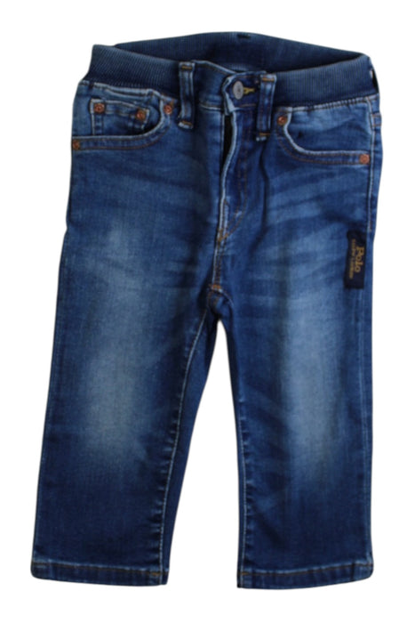 A Blue Jeans from Polo Ralph Lauren in size 12-18M for boy. (Front View)