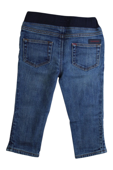 A Blue Jeans from Burberry in size 12-18M for boy. (Back View)