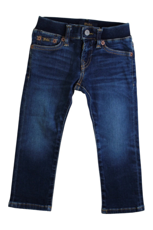 A Blue Jeans from Polo Ralph Lauren in size 2T for boy. (Front View)