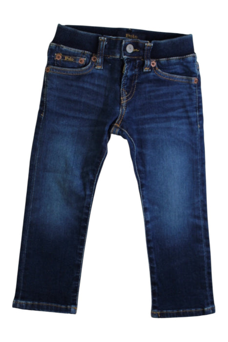 A Blue Jeans from Polo Ralph Lauren in size 2T for boy. (Front View)