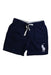 A Navy Shorts from Polo Ralph Lauren in size 3T for boy. (Front View)